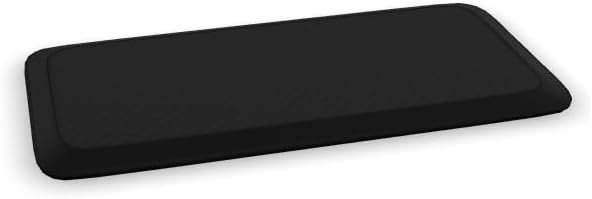 Black Anti-Fatigue Standing Desk Mat, 3/4 Inch Thick, Beveled Edges, Waterproof, Stain-Resistant, Diamond Textured, for Workstations and Service Counters (Black, 1′ 8″ x 3′ 3″, 0.75, 3/4″, Inches)