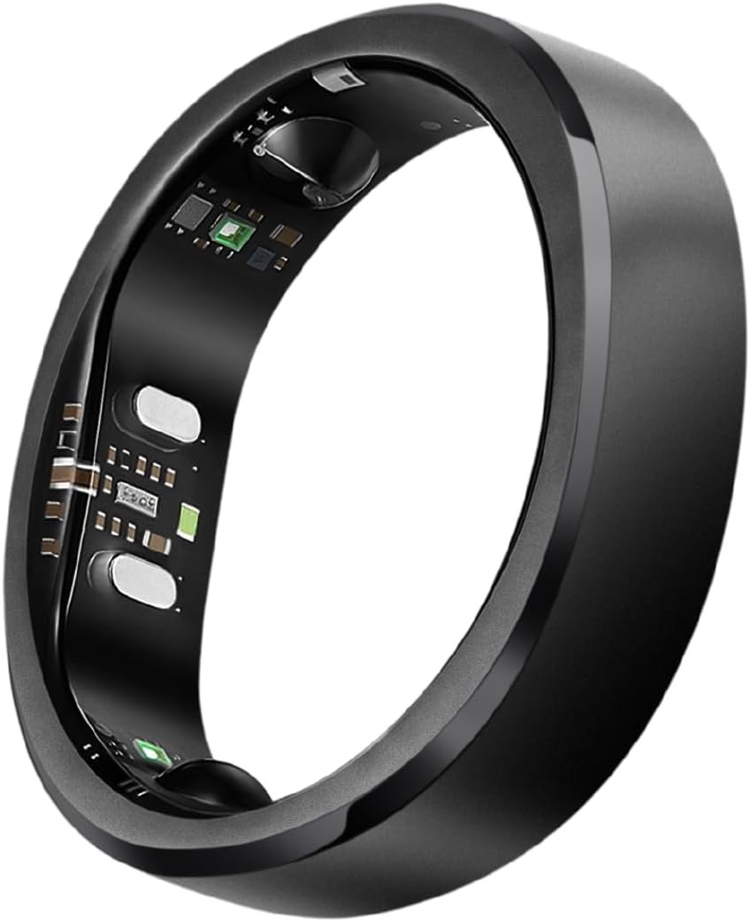 RingConn Gen 3 Smart Ring – Vascular Trends(Size 9, Matte Black)