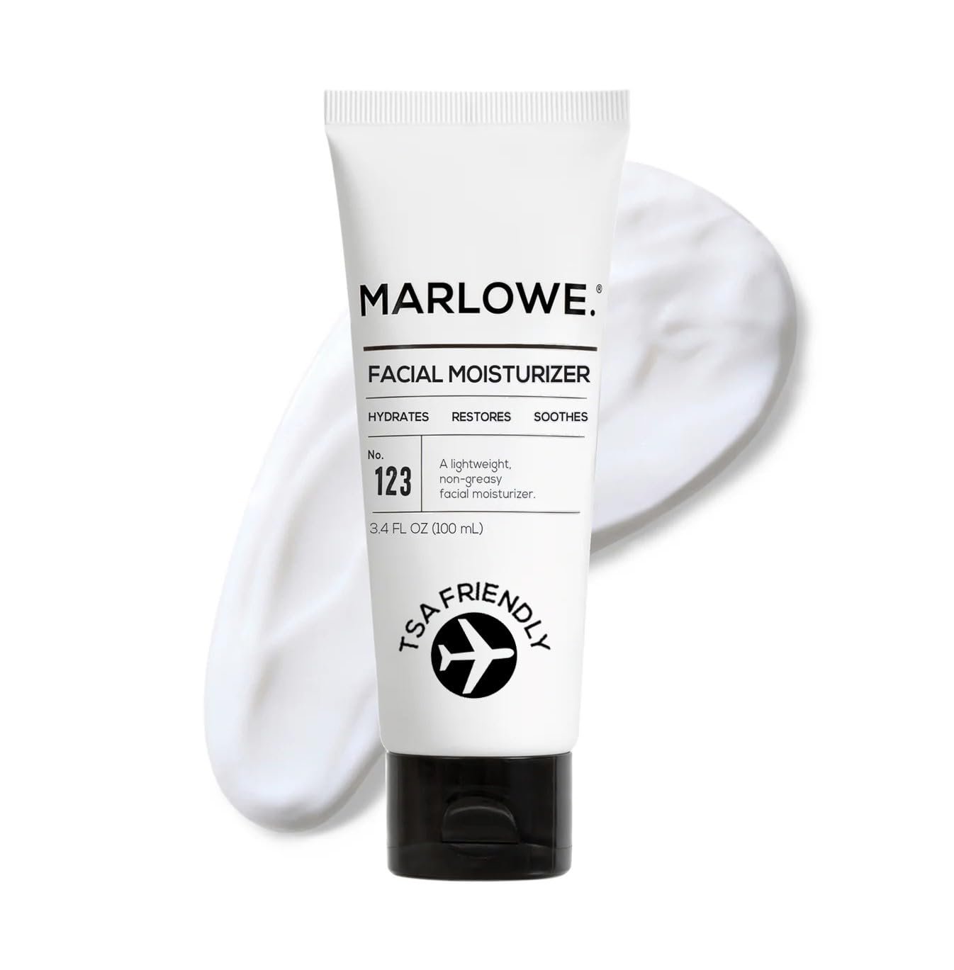 MARLOWE. Facial Moisturizer for Men, Non-Greasy Daily Face Lotion, 3.4 oz