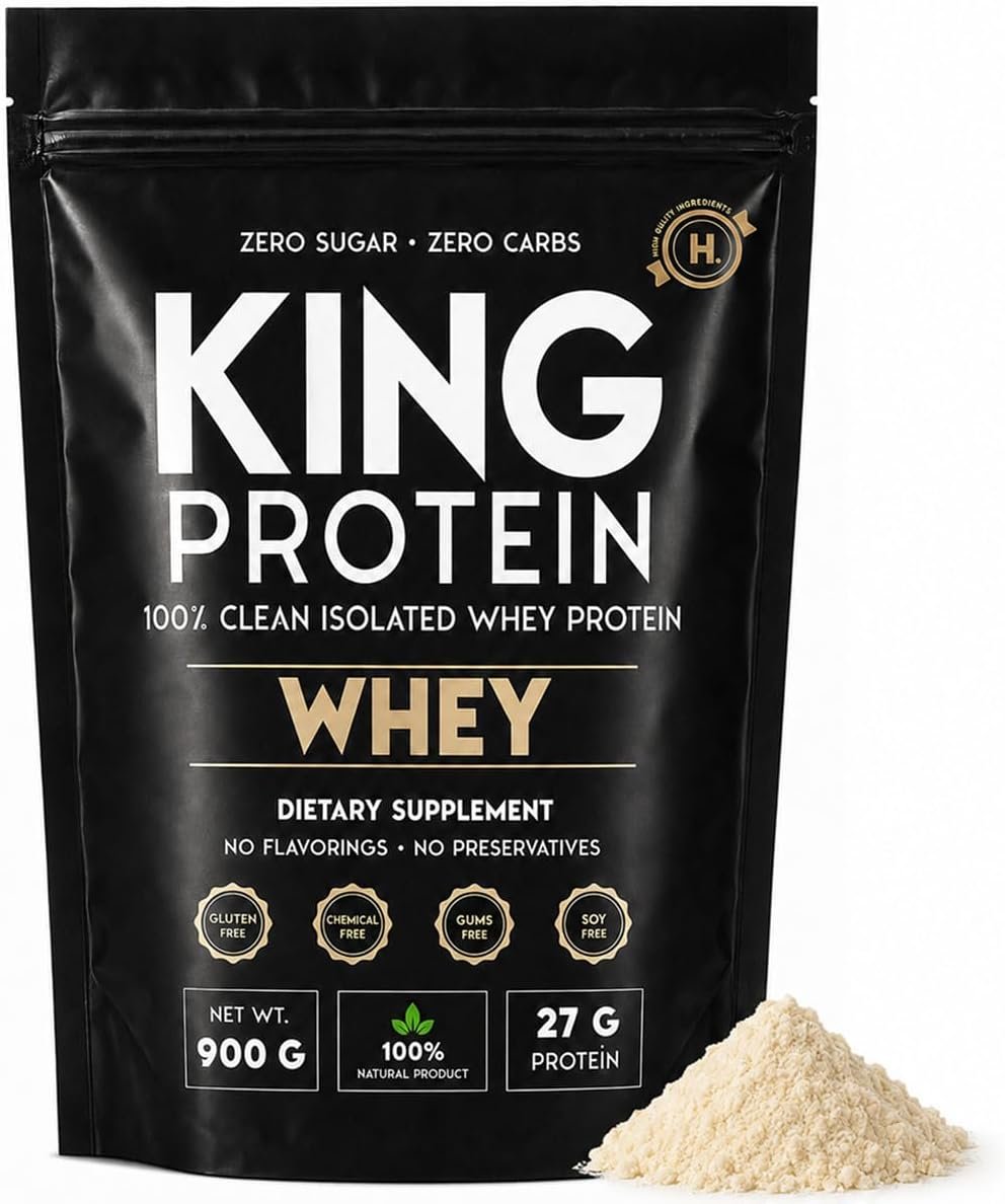 Whey Isolate Protein Powder, Unflavored, 30 Servings, 1.98 lbs