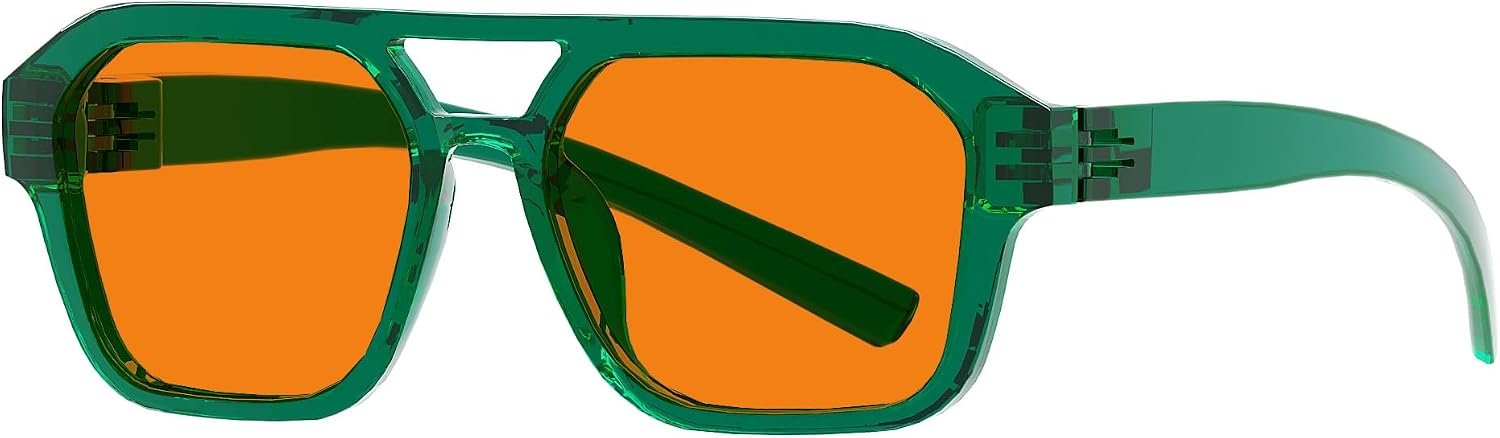 Eyekepper Amber Blue Light Blocking Glasses, Orange Tinted Lens Men Women