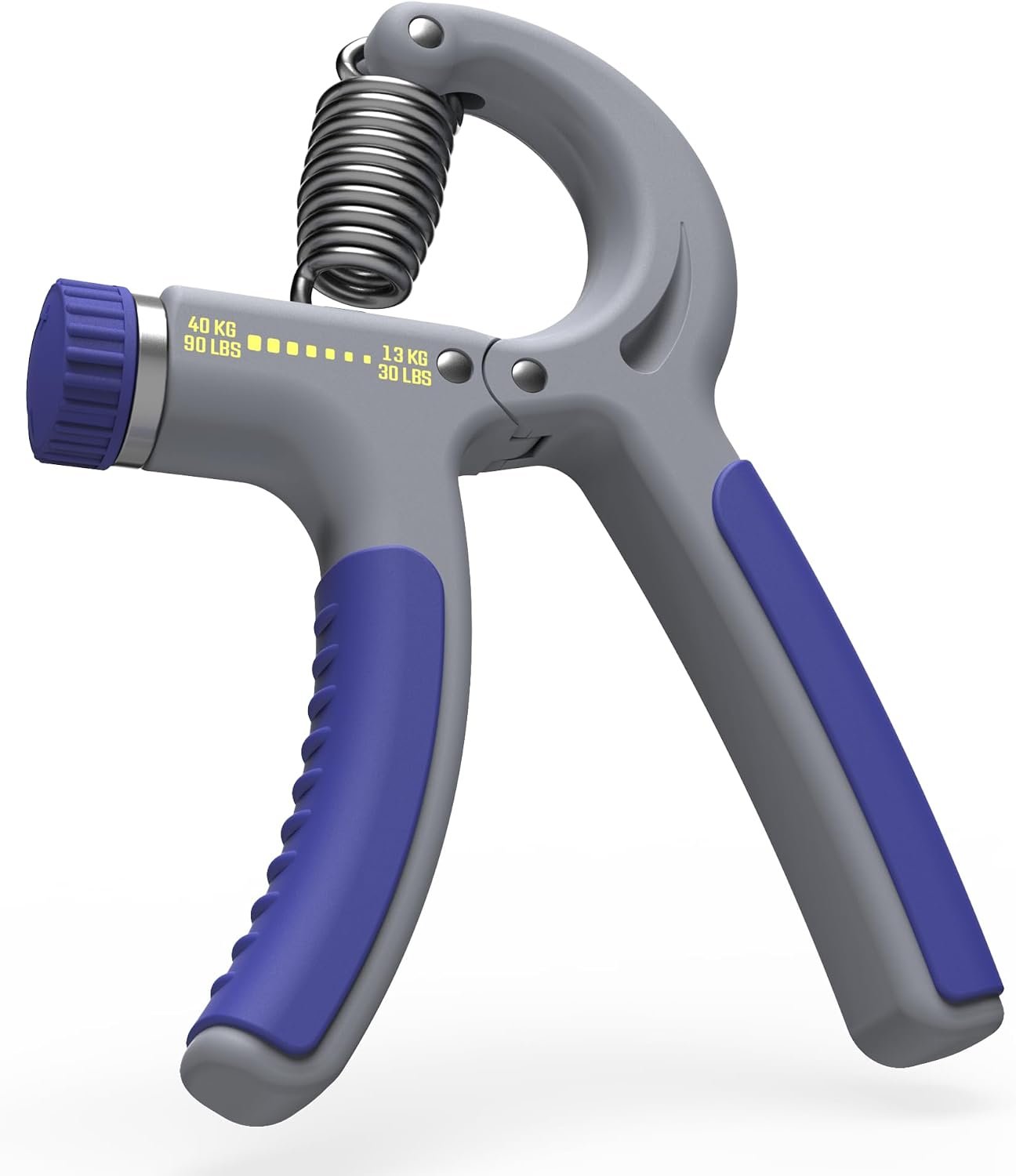 EQYP Hand Grip Strengthener Set Adjustable Resistance – Forearm & Finger Exerciser Kit, Light Medium Heavy, Includes Counter Grip & Donut Squeeze Balls for Strength Training & Home Use