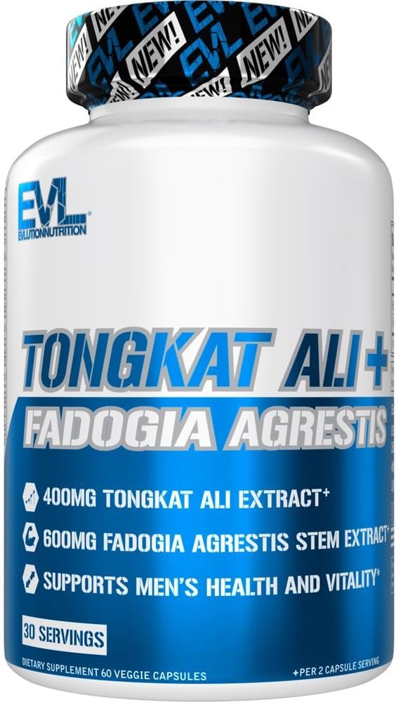 EVL Tongkat Ali + Fadogia Agrestis – Men’s Health + Vitality – 30 Servings