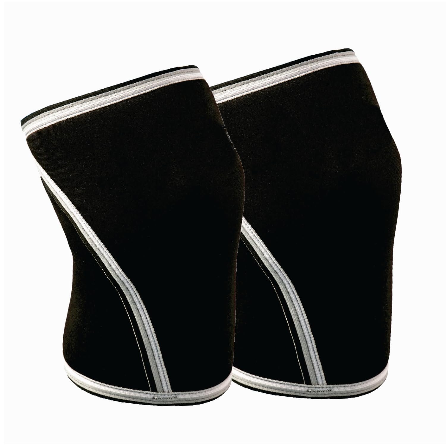 Knee Sleeve 7mm Neoprene Thick Compression Knee Brace Support for Weightlifting, Powerlifting, Squatting & Fitness Training for Women and Men Black (X-LARGE)