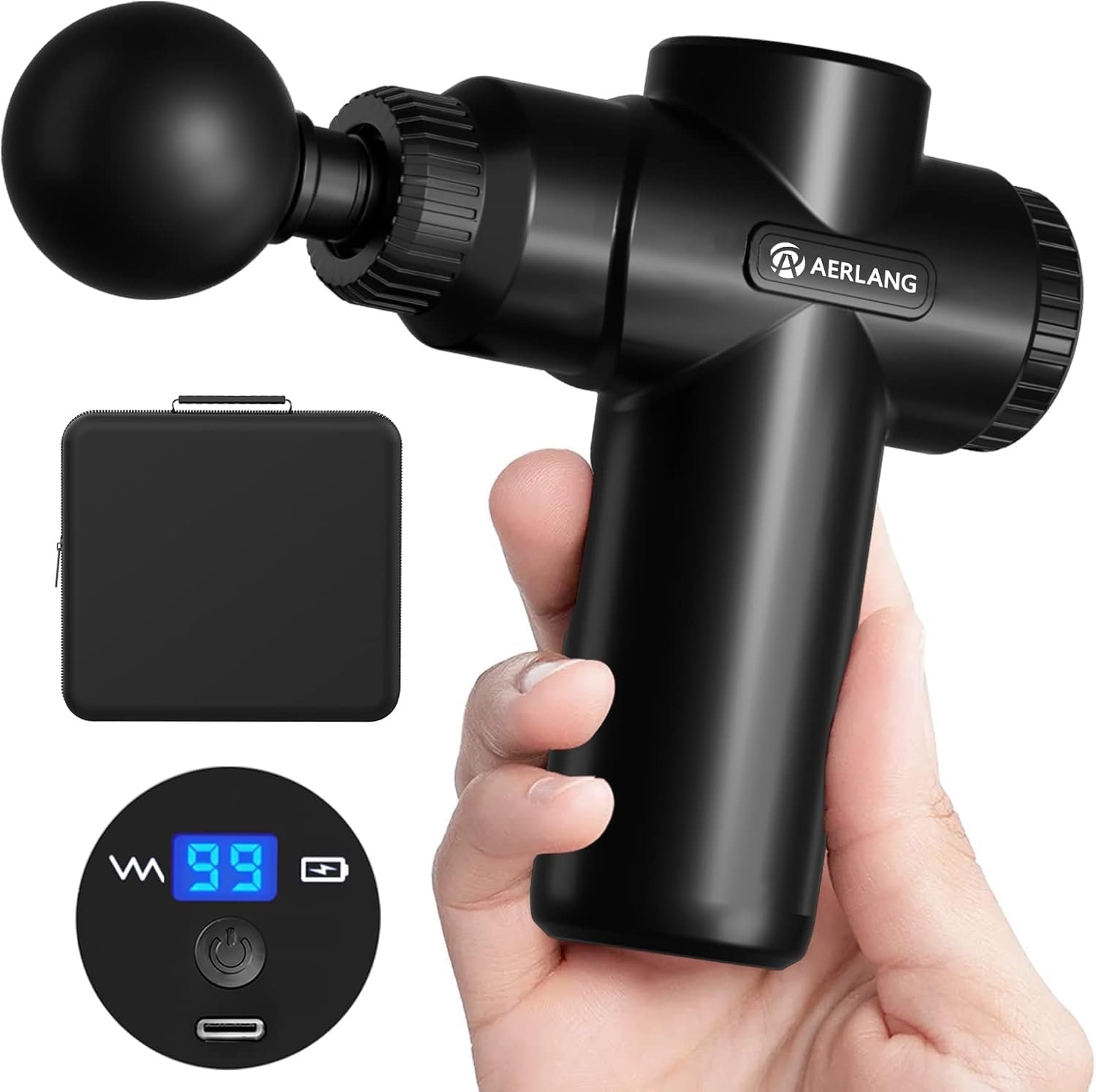 AERLANG Mini Massage Gun Portable Deep Tissue Percussion Muscle Massager