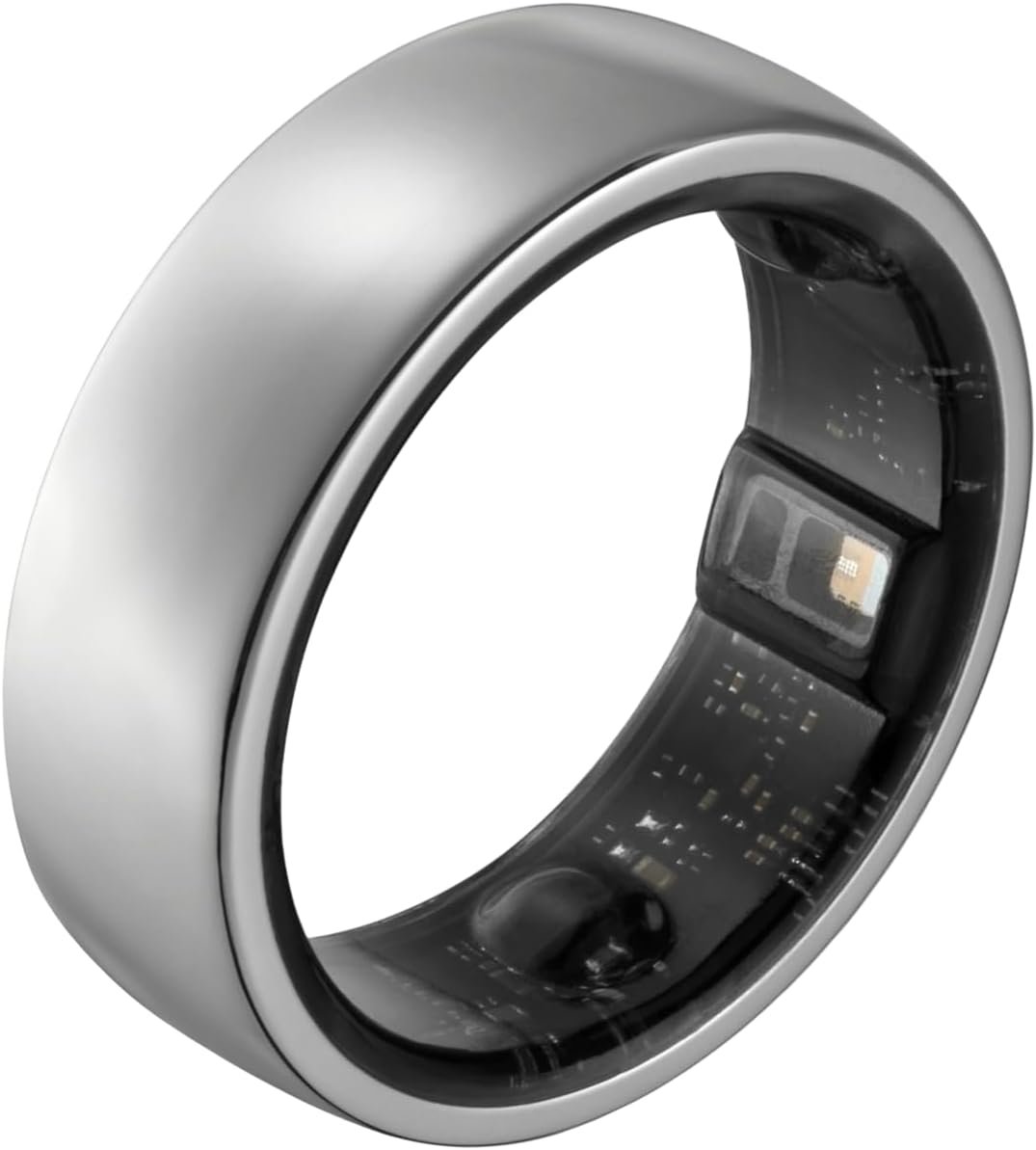 [Clearance] Ring, Powerful in Data: The Comfort-First Smart Ring. Get Precise 24/7 Heart Rate, SpO2, Sleep, Stress, Fitness & Activity Tracking, Temp, Mindfulness, IP68, No Subscription