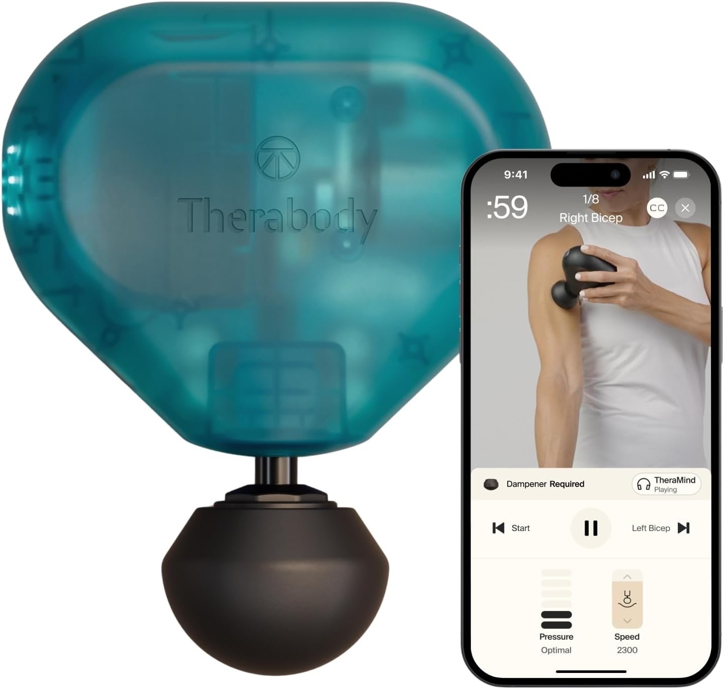 TheraGun Therabody Mini 3rd Gen | Limited Edition Y2K | Blue Raspberry