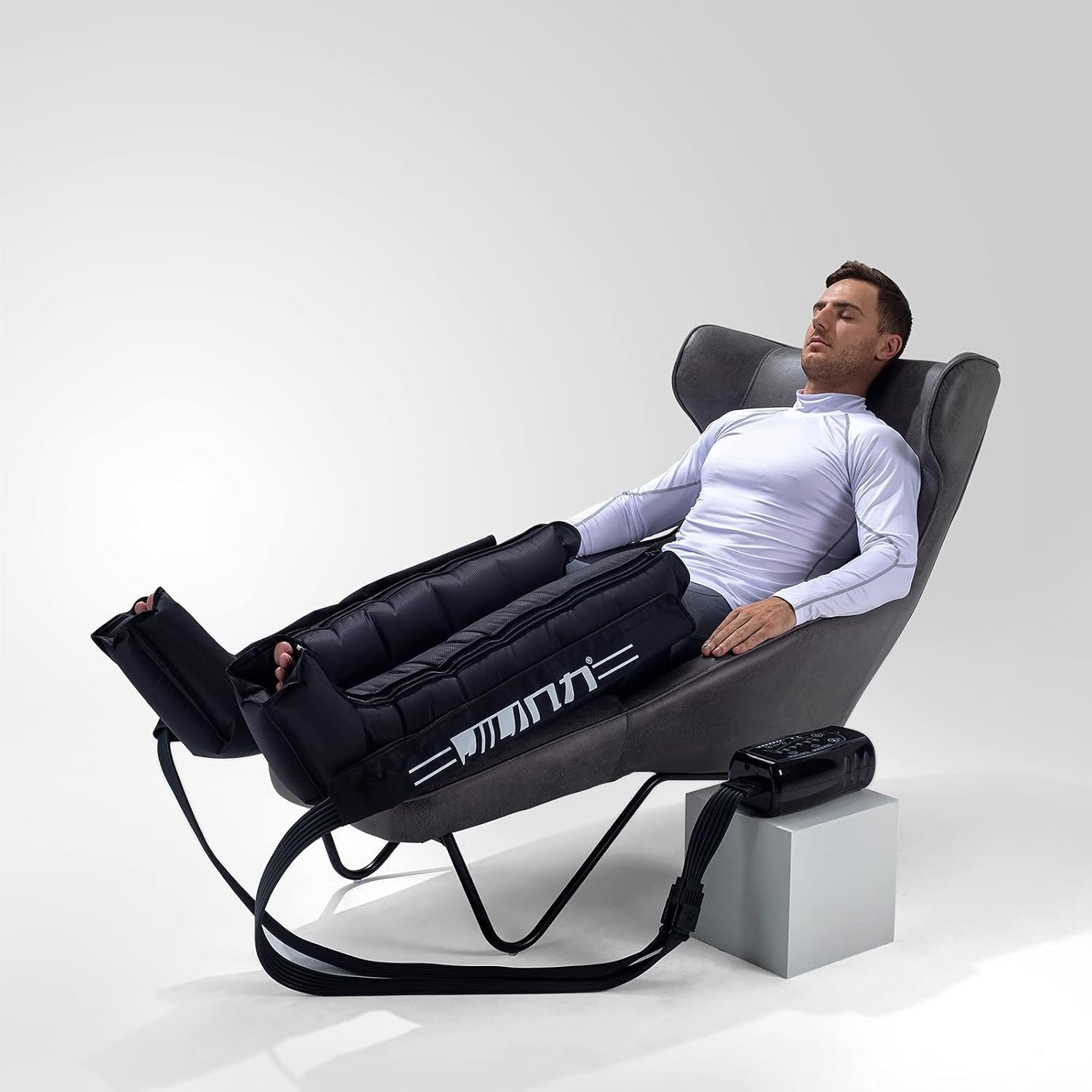 Leg Massage System, Compression Massage Boots, Dynamic Air Massage Boots, Air Pressure Massager for Athletes, Muscle Relaxation for Workout