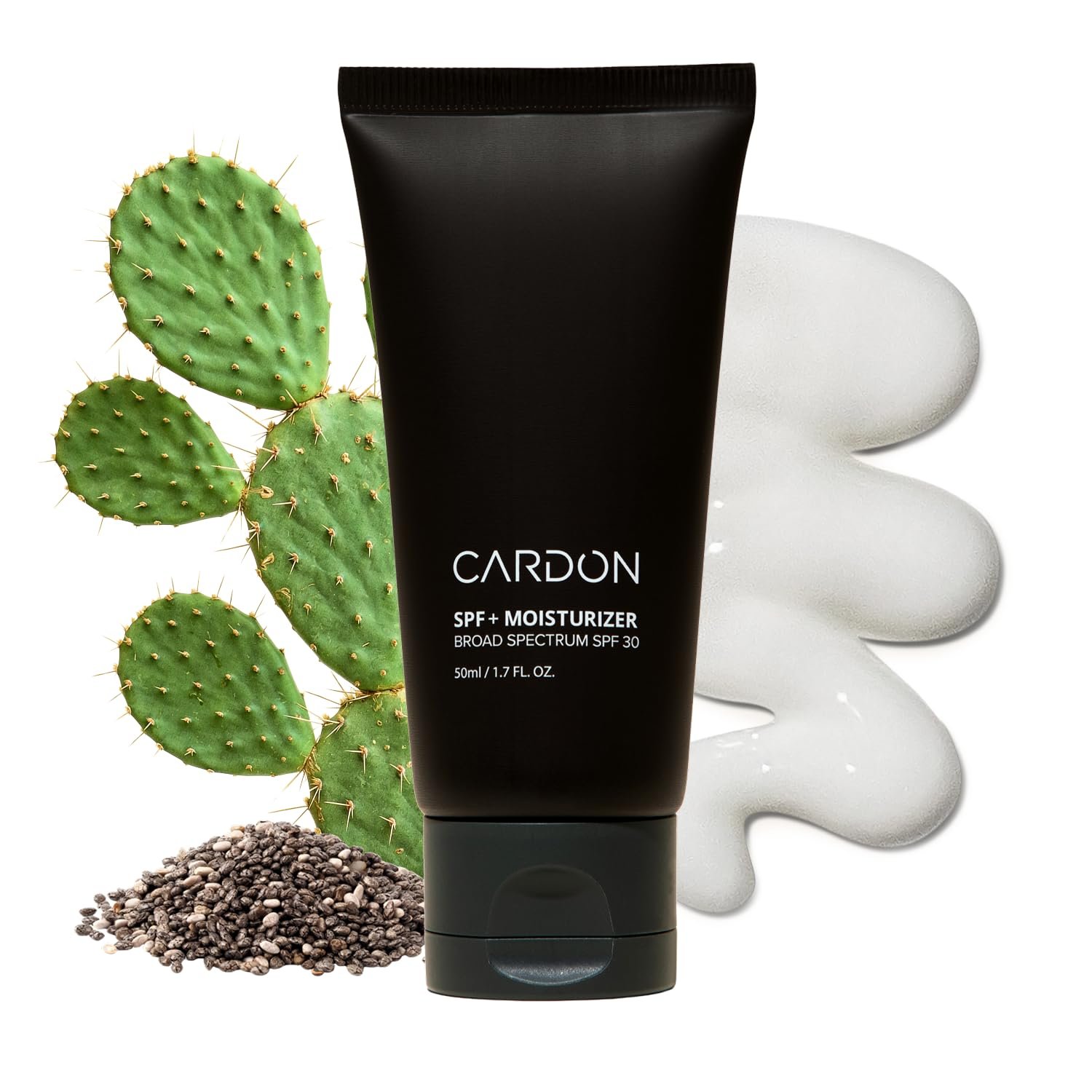 Cardon Men’s SPF 30 Korean Sunscreen for Face, Facial Moisturizer With Sunblock, Anti-Aging Face Sunscreen, SPF Facial Moisturizer, Men’s Skin Care Lotion with Cactus Extract (1 Bottle – 35ml)