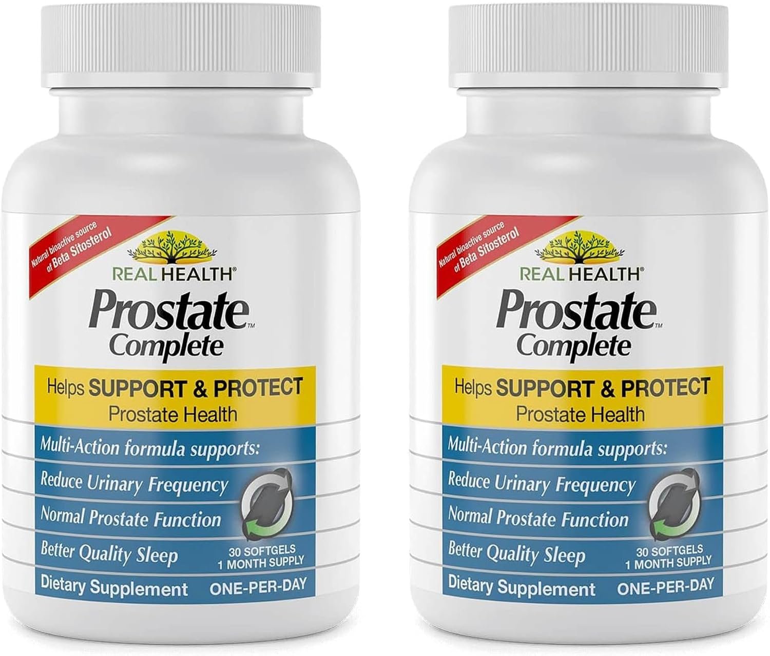 Real Health Prostate Complete, Saw Palmetto Formula – 30 Count (2 Pack)