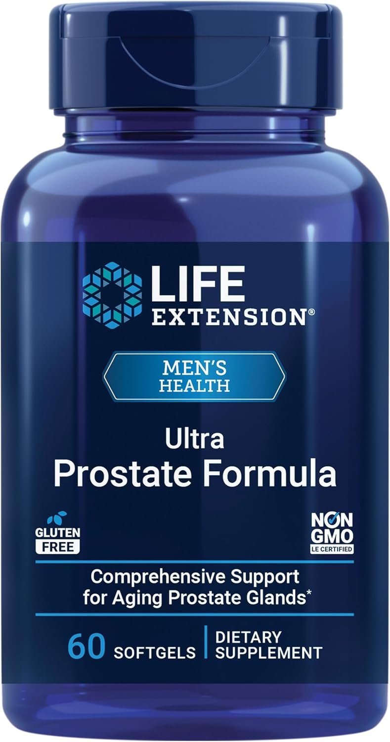 Life Extension Ultra Prostate Formula with Saw Palmetto, 60 Softgels
