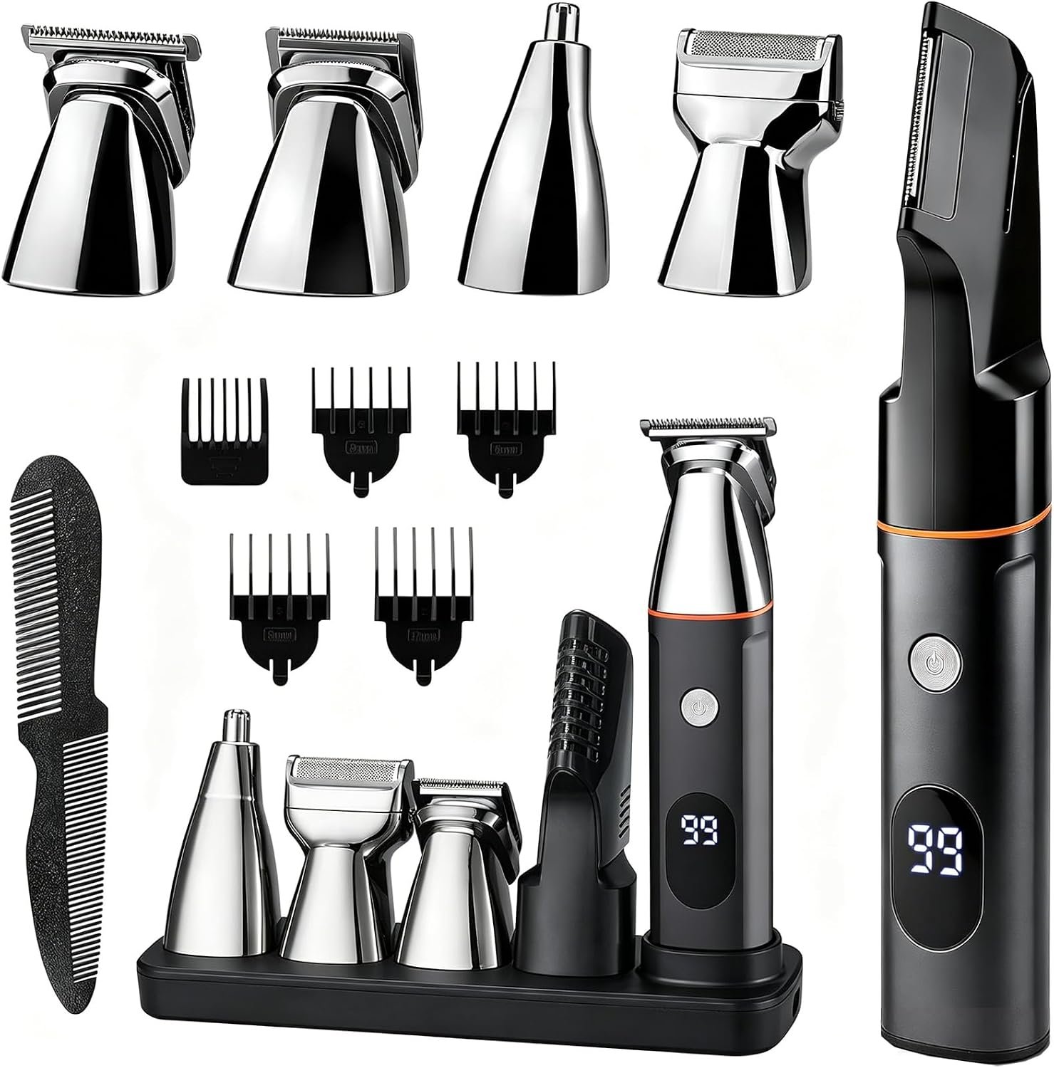 Manscape Trimmer Body Shavers for Men, Ball Pubic Hair Trimmer Grooming Kit