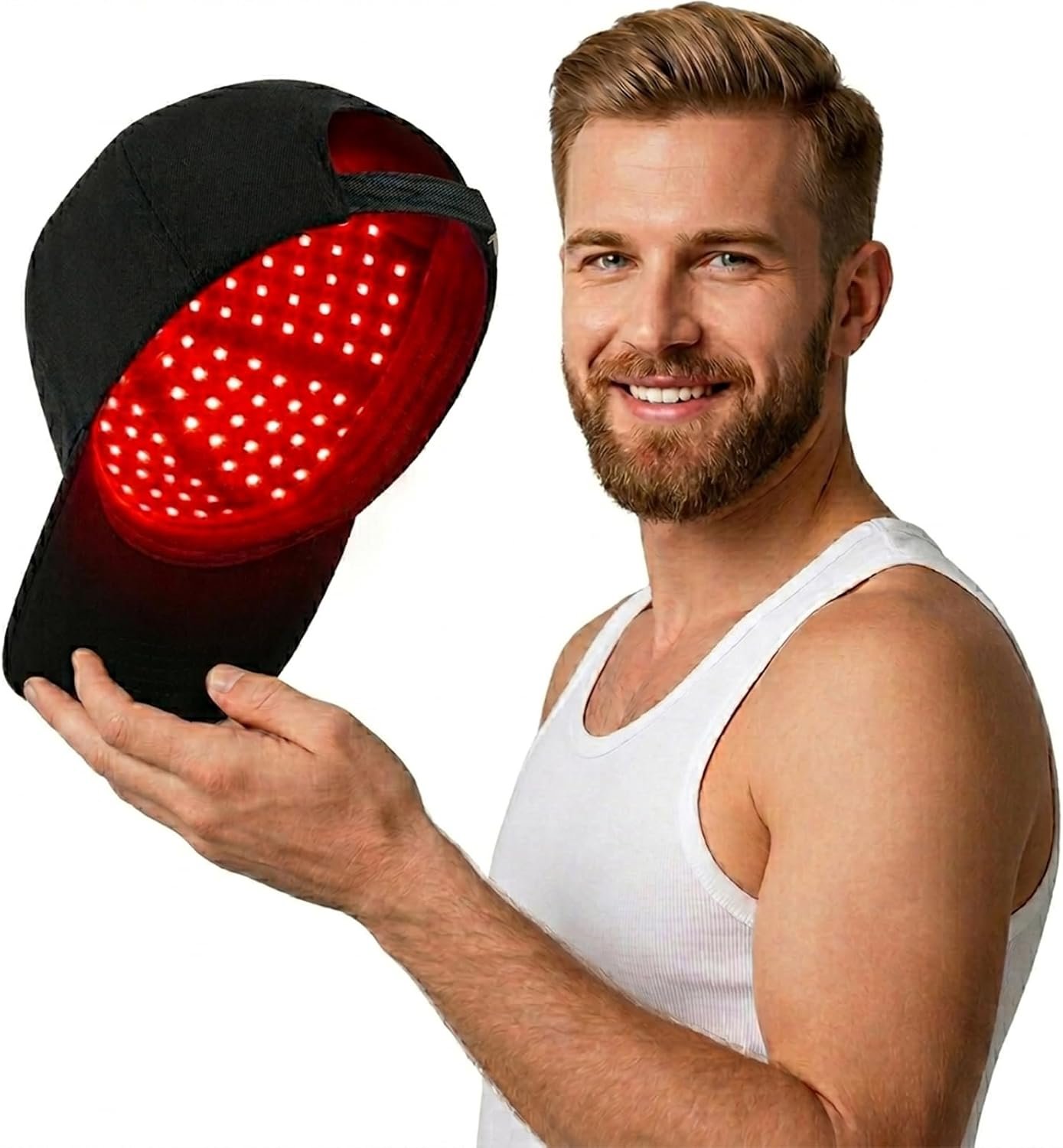Red Light Therapy Cap for Hair Growth, Hands-Free Scalp Care at Home