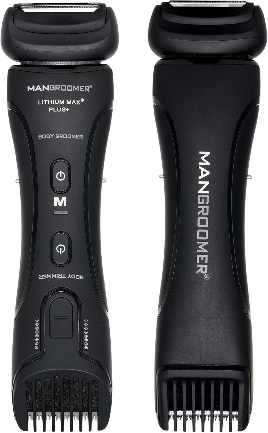 MANGROOMER Lithium Max Plus Body Groomer, Ball Groomer, Body Trimmer, Electric Groin Hair Trimmer with Free Bonus Foil Included