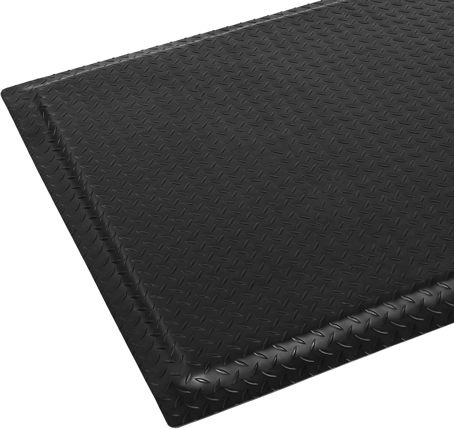 Anti Fatigue Mats Industrial 2′ x 3′ 15/16″ Thick Ergonomic Standing Mat Commercial Heavy Duty Diamond Plate Shop Floor Mat Helps Relieve Back and Leg Soreness