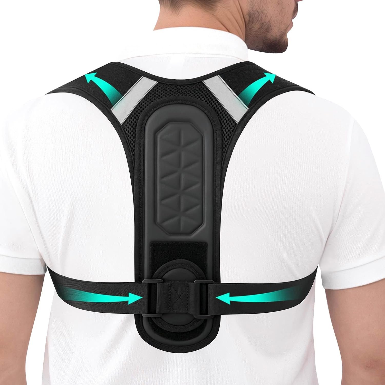 Posture Corrector Back Brace for Men Women Adjustable Upper Back Support