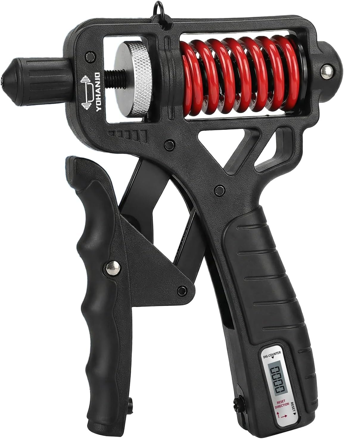 Adjustable 11–350 Lbs Grip Strength Trainer with Digital Counter