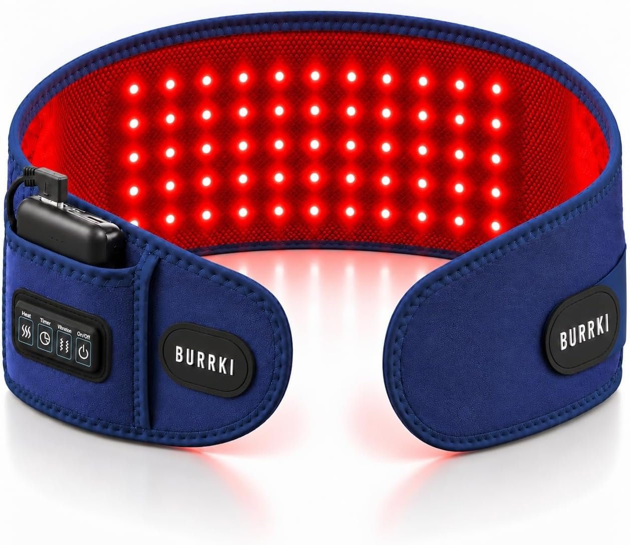 Red Light Belt for Body, Infrared Light Pad for Back, 660nm & 850nm