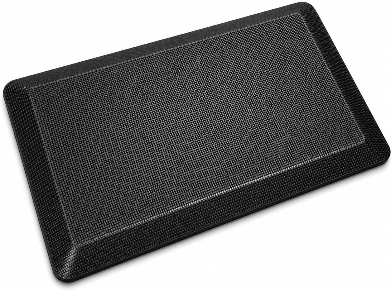 20 x 32 Inch Anti Fatigue Comfort Mat, 1 Inch Extra Thick Waterproof Mat, Non-Slip Standing Desk Mat for Offices, Home, Garages (Black, 32″ L x 20″ W x 1″ Th)