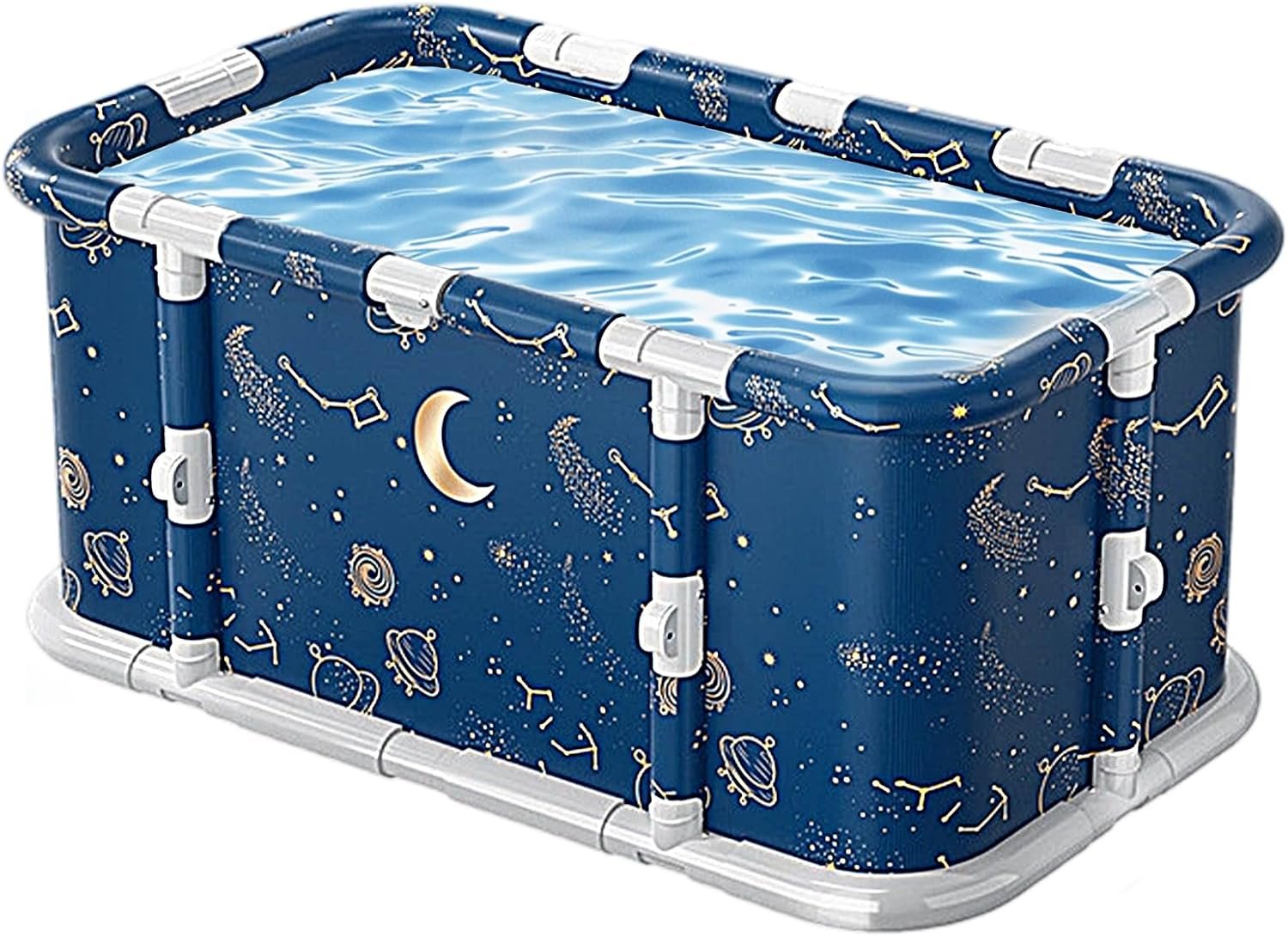Simcat Portable Foldable Bathtub for Adults Hot & Ice Bath Tub