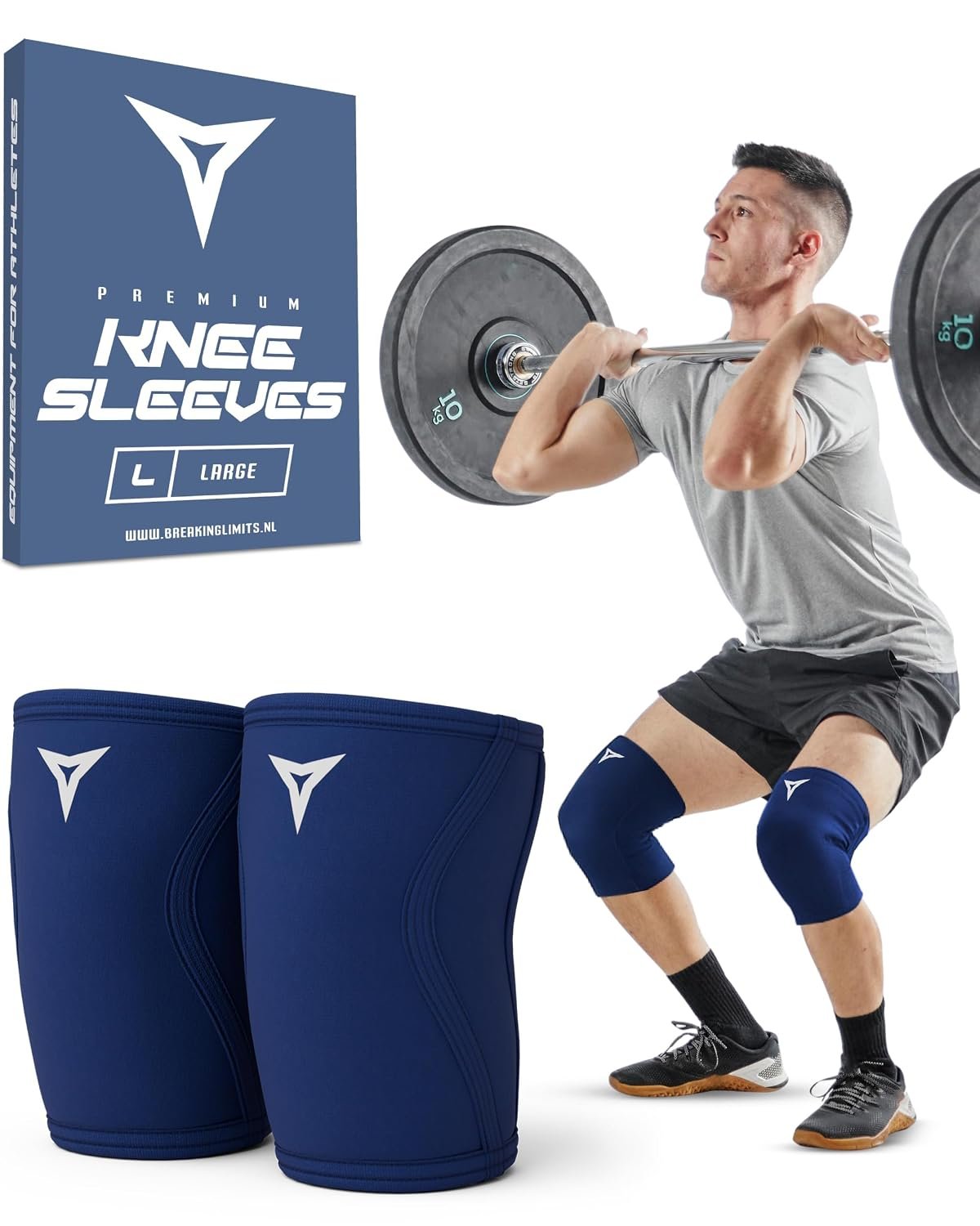 BREAKING LIMITS Knee Sleeves Weightlifting Women – Lifting Knee Sleeves Men