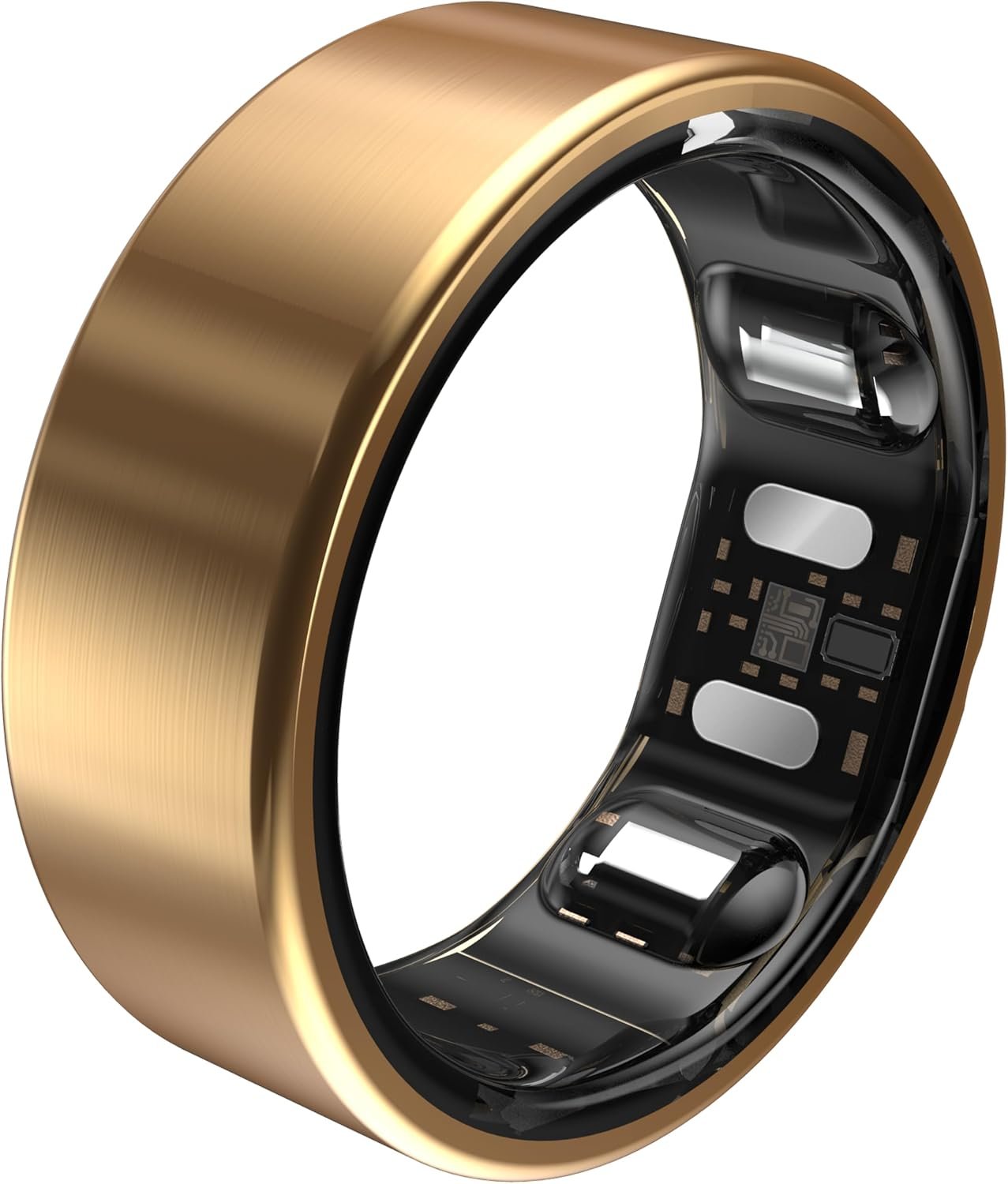 QALO SR-2 Smart Ring Fitness Tracker – Size Before You Buy – Gold, 08