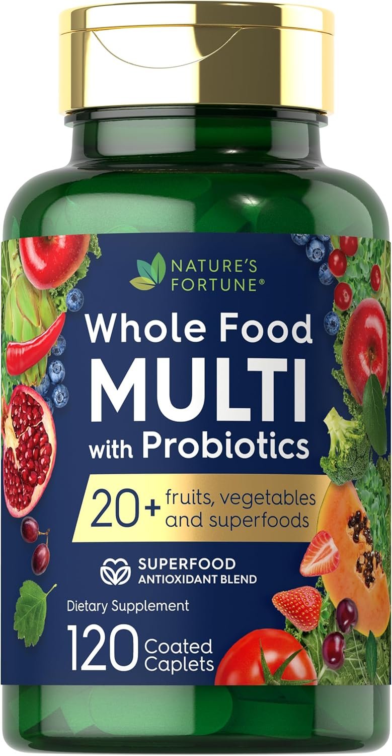 Nature’s Fortune Whole Food Multivitamin with Probiotics