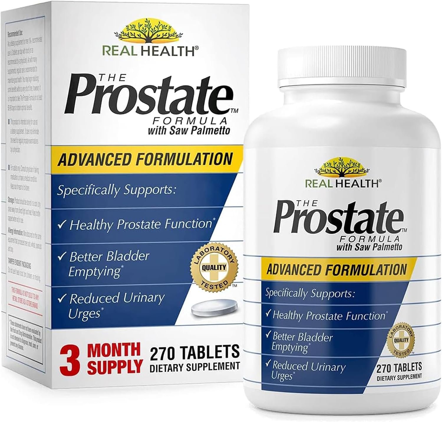 Real Health The Prostate Formula, Pomegranate, Zinc, Pumpkin – 270 Count