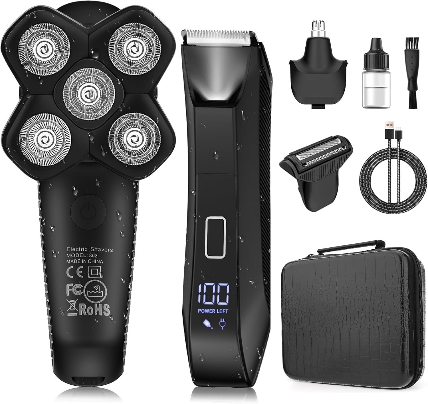 Manscape Bald Head & Body Shavers for Men, Body/Ball/Pubic/Groin Trimmer