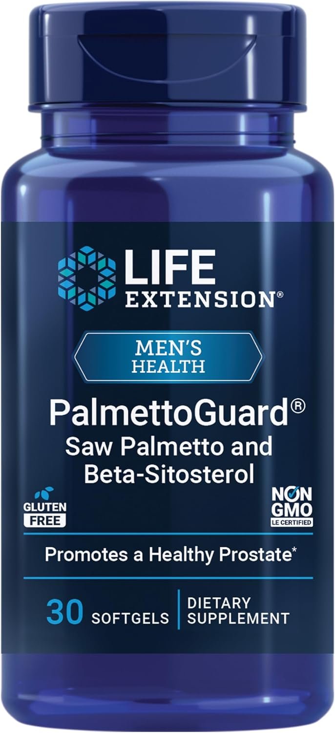 Life Extension PalmettoGuard Saw Palmetto, 30 Softgels