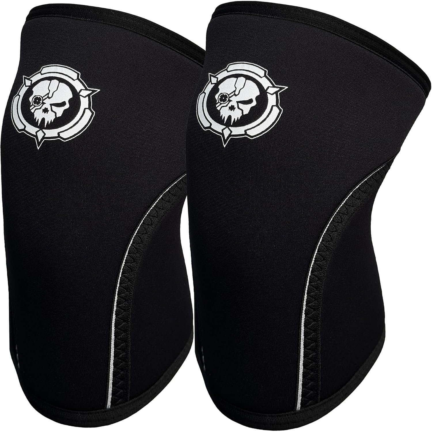 Knee Sleeves (1 Pair), 7mm Compression Knee Braces for Squats,Weightlifting,Powerlifting,Cross Training for Men & Women (Medium)
