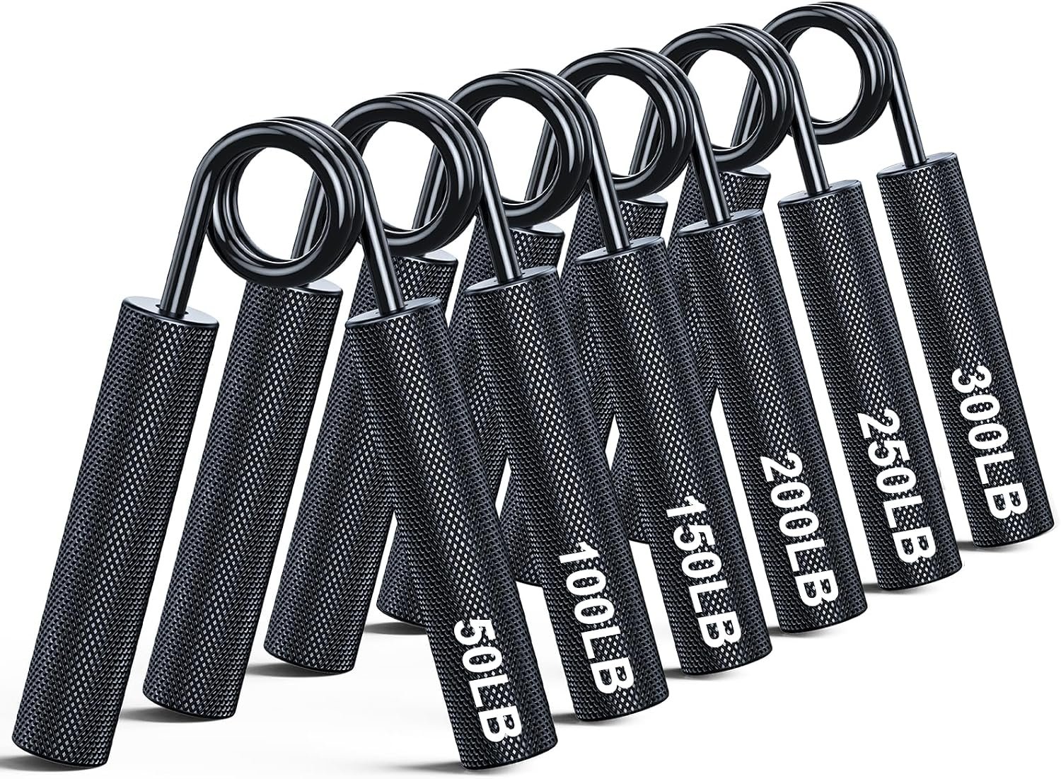 ZEAGUS Grip Strength Trainer,Metal Hand Grip Strengthener Kit,Forearm Exerciser,Hand Gripper for Muscle Building and Hand Rehab Exercising
