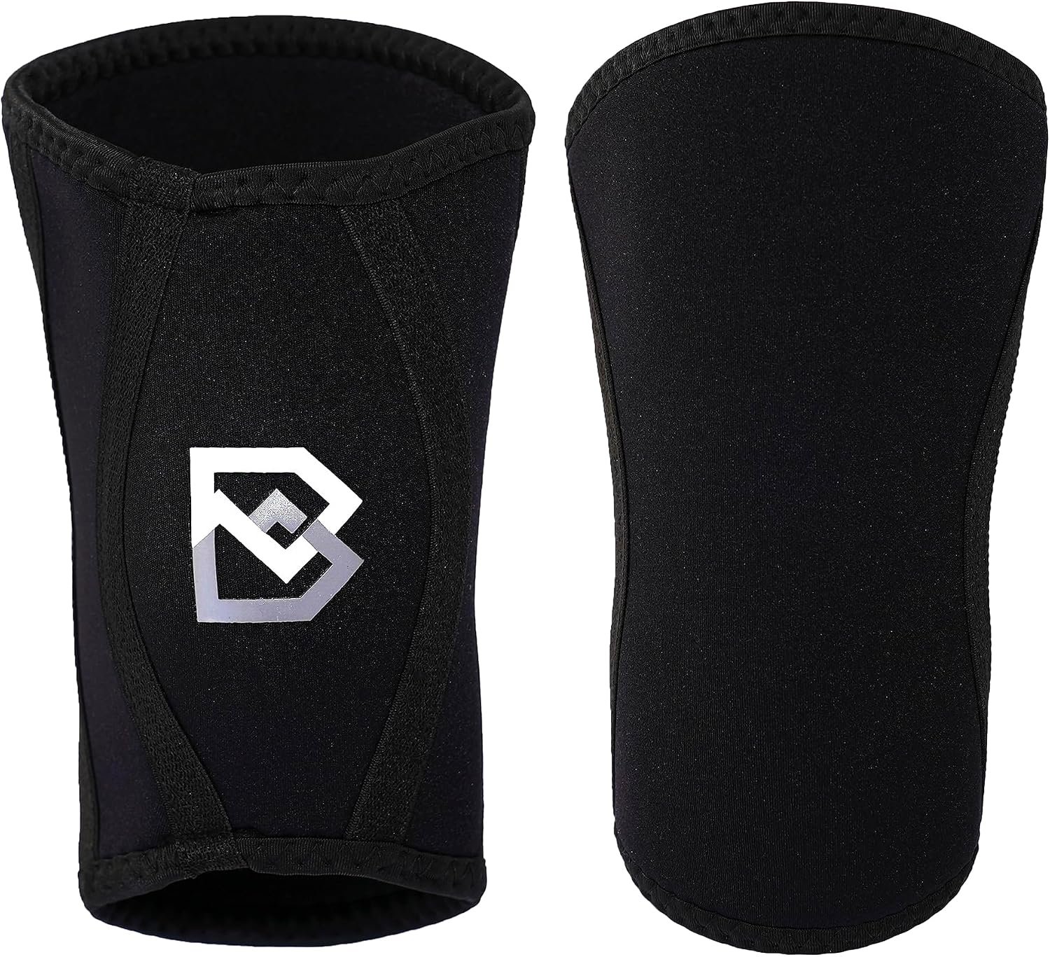 Bay Gear Co. Knee Sleeves for Men and Women – Black Pair (S–XL)