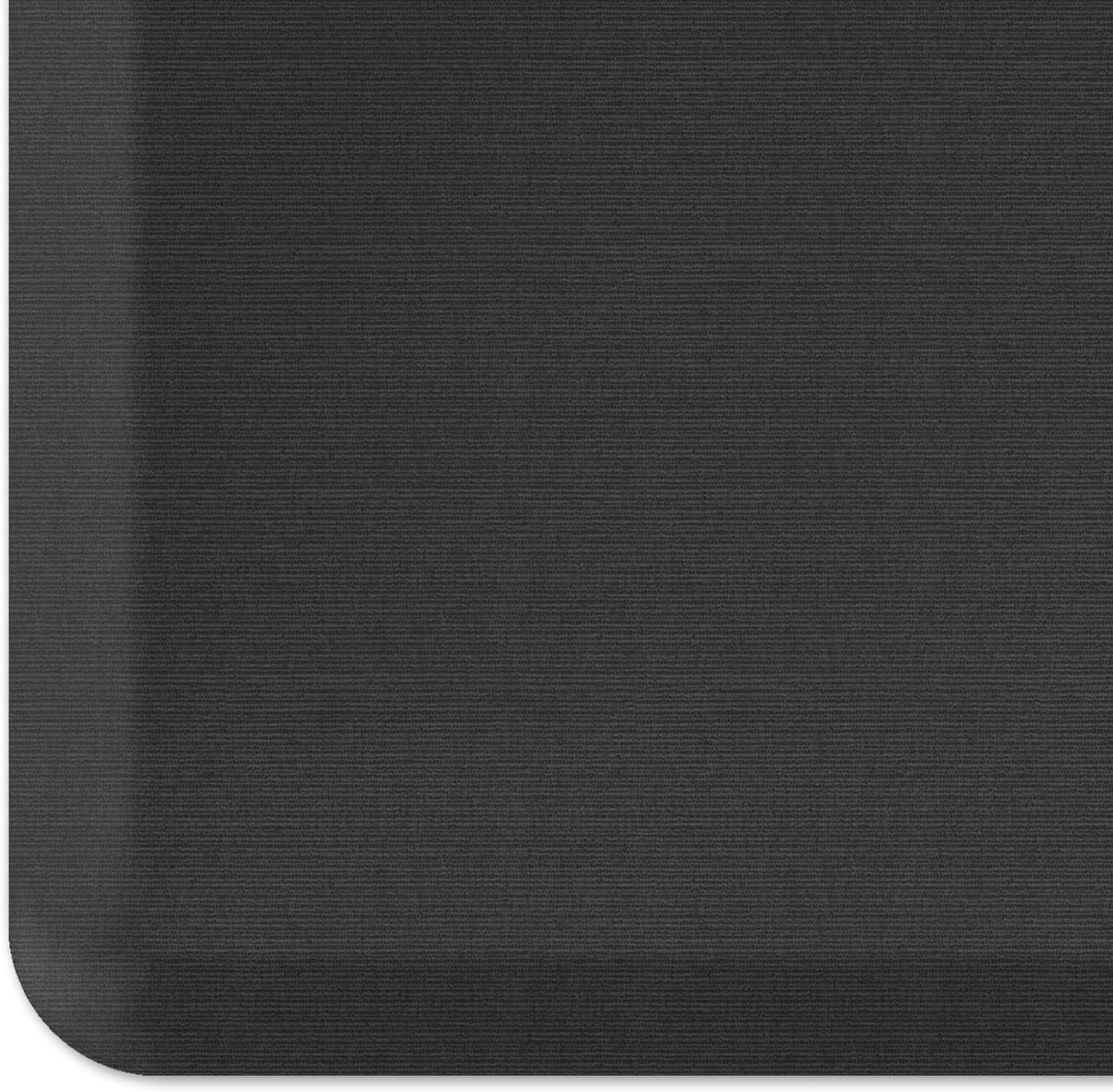 Matterly Happy Feet Mat, Grasscloth Charcoal, 20″x32″
