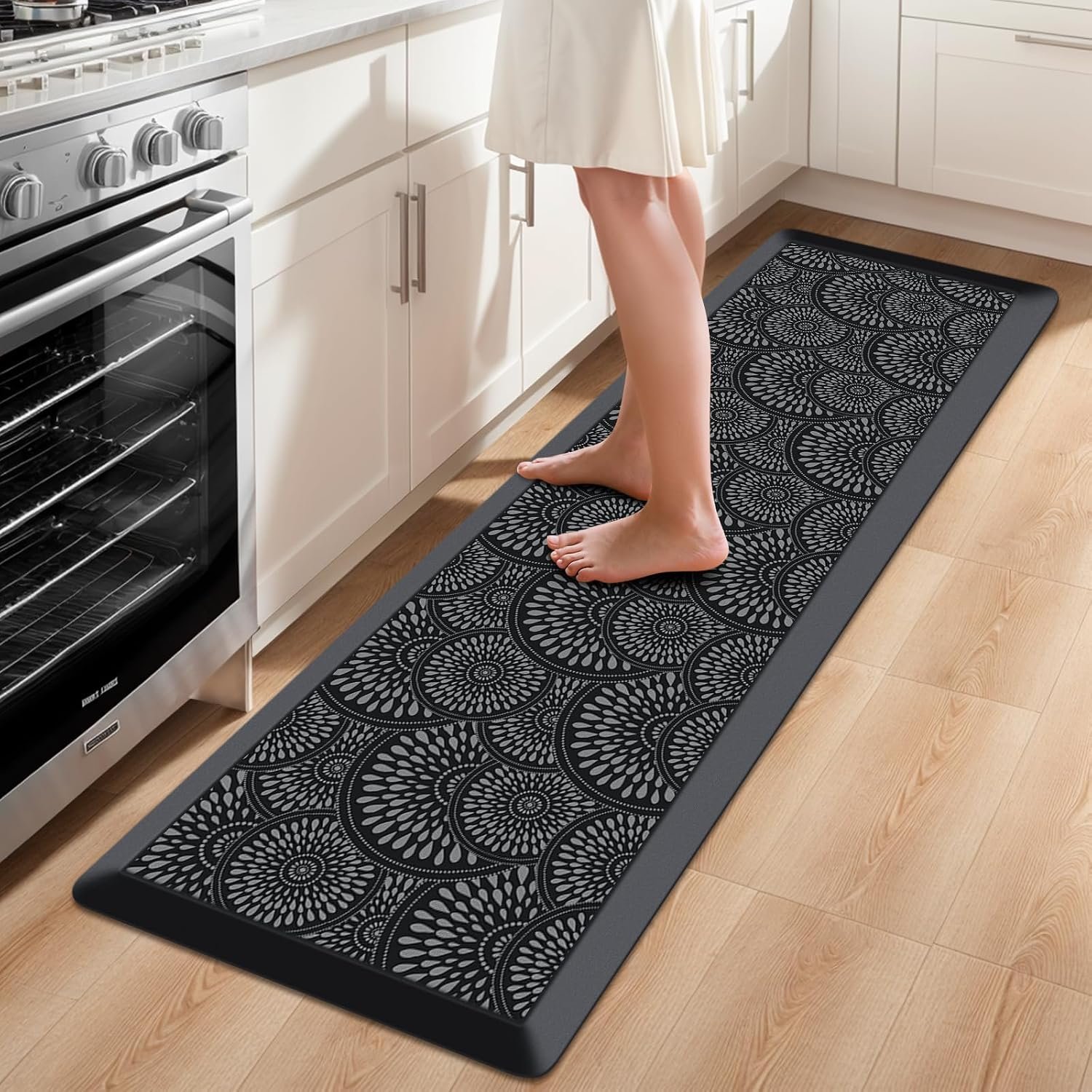 Mattitude 4/5 Inch Kitchen Mat, Waterproof Non-Slip Standing Mats and Rugs