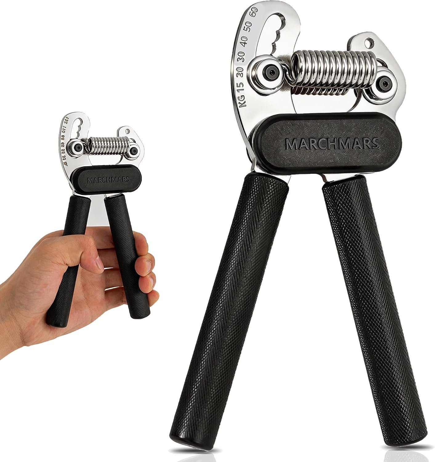 All-Metal Grip Strength Trainer, Forearm Strengthener (33-132Lbs)