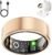 Smart Ring for Women Men, Fitness Ring with Heart Rate, Blood Oxygen,Stress, Sleep Tracker, Step Tracker, Fit Ring No Subscription Fee, IP68 Waterproof Smart Ring for iPhone & Android (Rose Gold, 8#)