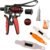 Adjustable Hand Grip Strengthener, 11-360 LBS Heavy Duty Forearm Exerciser with Wrist Guards, Lubricant & Storage Cord, Hand Grip Trainer for Gym Home Workout, Muscle Building & Injury Recovery