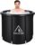 Ice Bath Tub for Athletes, 85 Gal Portable Cold Plunge Tub with Pump for Cold Water Therapy and Recovery, Indoor & Outdoor and Gym, Black