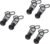 BESPORTBLE 6pcs Heavy Duty Hand Grip Strengthener Metal Grippers Finger Endurance Trainer Hand Workout Squeezer for Fitness