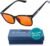 Sleep ZM Blue Light Blocking Glasses for Sleep – 99% Amber, Black Wayfarer