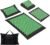 XiaoMaGe 4PCS Set Acupressure Mat and Pillow Set with Carry Bag