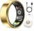 Smart Ring Health & Fitness Tracker for Men & Women (Gold, 8)