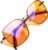 Orange Blue Light Blocking Glasses for Better Sleep – Premium Stainless Amber Orange Computer Migraine Glasses for Women & Men – Amber fl 41 Gaming Blue Light Blockers for Eye Strain & Fatigue