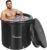 Bubplay Ice Bath Cold Plunge Tub with Cover for Indoor Outdoor for Recovery, Cold Water Therapy, Athletes & Adults -105 Gallons, Black, XL