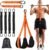 4 Pull Up Assistance Bands, 65-260lbs with Feet Rest