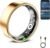 Mirlray Smart Ring for Women & Men, Smart Ring Health Tracker, Blood Oxygen & Heart Rate Monitor, Long Lasting Battery Sleep Ring, Waterproof Fitness Ring (R02C, Rose Gold, 7)