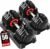 26.5/50/85LB Adjustable Dumbbell Set of 2 with Non-Slip Handle for Home Gym