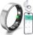 Smart Ring with Sleep Monitoring, Step Counting, Heart Rate, Blood Oxygen for iOS and Android, No Subscription Fee, IP68 Waterproof Health Tracker (Silver, 8)