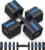 MERACH Adjustable Dumbbells Set, 10-50 LBS Quick Adjust Dual Lock Home Gym